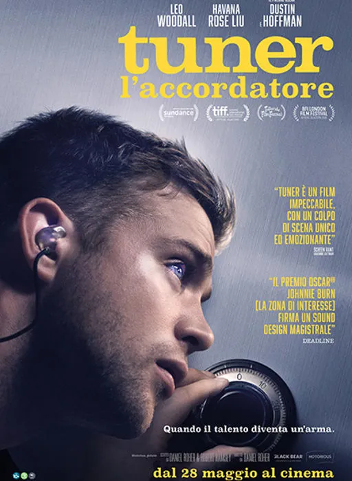 L'immagine mostra la locandina ufficiale italiana del film drammatico/thriller "Tuner - L'accordatore".