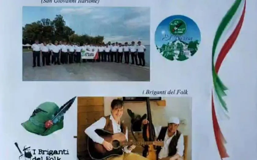 L'immagine mostra la locandina informativa di un evento culturale e musicale locale.