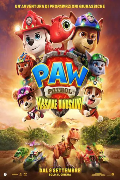 Dopo un salvataggio nell'oceano, la Paw Patrol si incaglia in un'isola ignota, che si scopre popolata da dinosauri. I gr