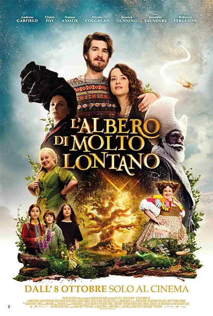 locandina ufficiale italiana del film fantasy "L'albero di molto lontano"