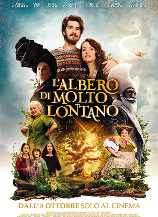 locandina ufficiale italiana del film fantasy "L'albero di molto lontano"