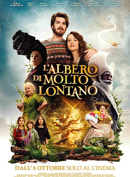 locandina ufficiale italiana del film fantasy "L'albero di molto lontano"