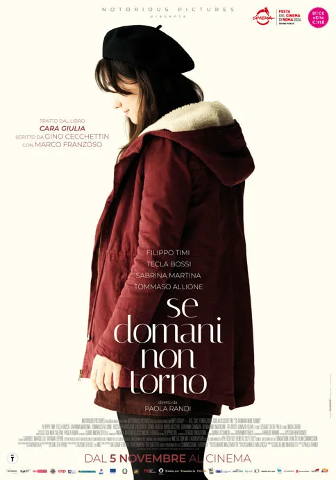 poster del film  "Se domani non torno", diretto da Paola Randi e distribuito da Notorious Pictures