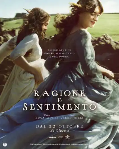locandina ufficiale italiana del  film intitolato "Ragione e Sentimento